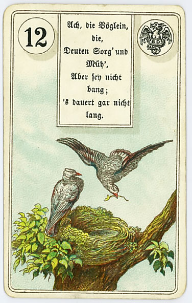 Kartenlegen am Telefon: Die Vögel